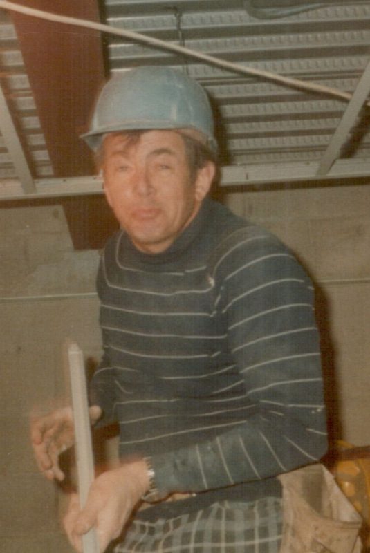 Building the club's own ice, late 1970s