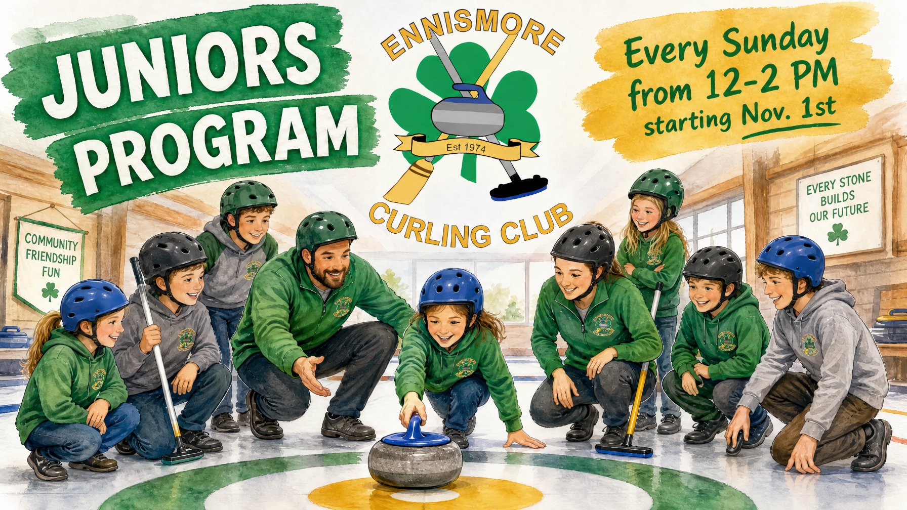 Juniors Program &mdash; every Sunday from 12-2 PM, starting Nov. 1st