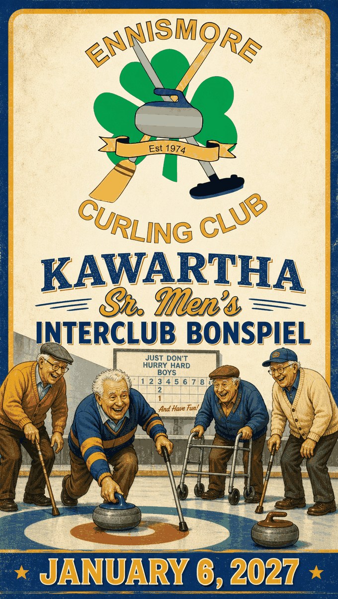 Kawartha Sr. Men's Interclub Spiel poster